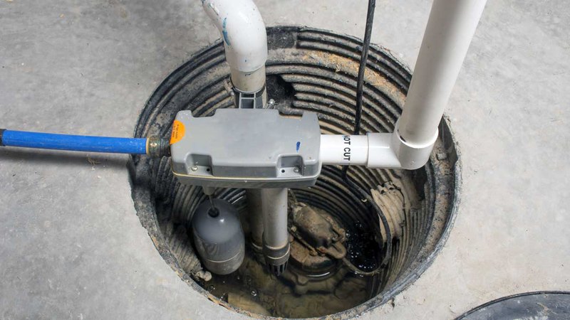 The process of repairing leaks is included in the sump pump repair cost