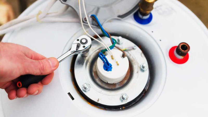 The process of hot water heater repair